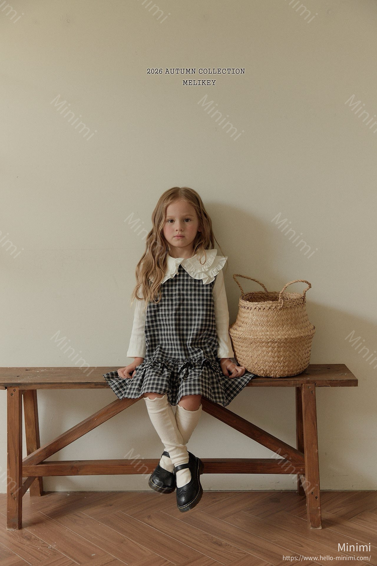 Melikey Check Frill Dress 細節圖 12