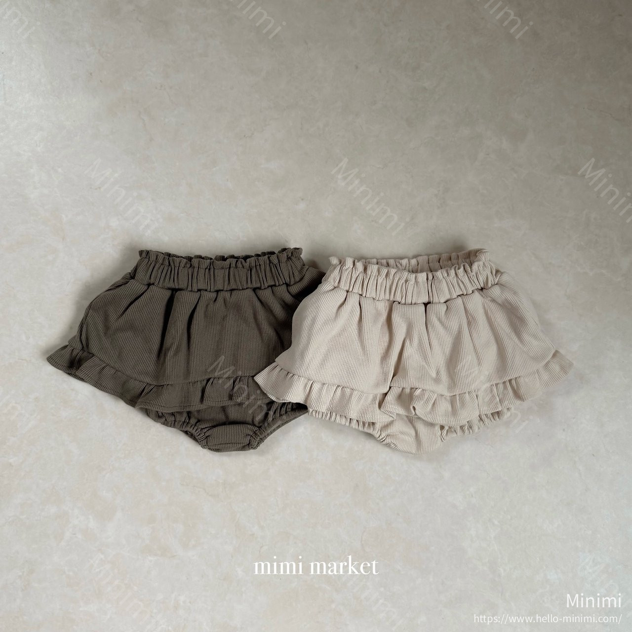 mimi-market Ribbed Cancan Bloomer 韓國童裝現貨
