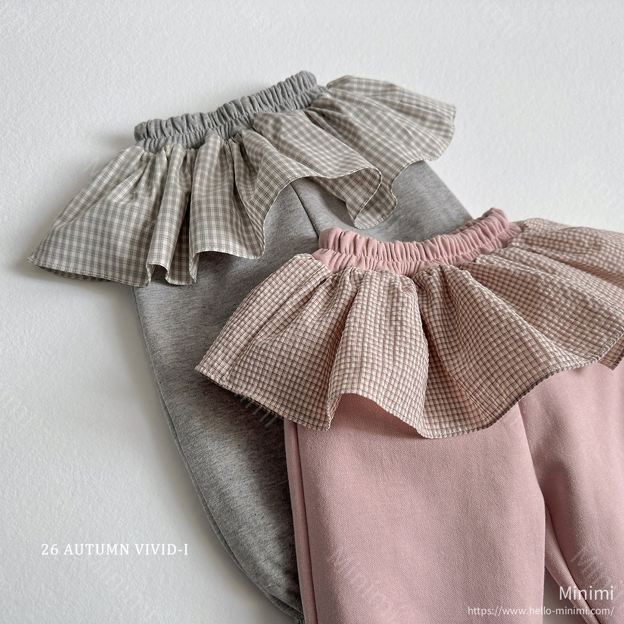 VIVID-I Check Frill Jogger 細節圖 14