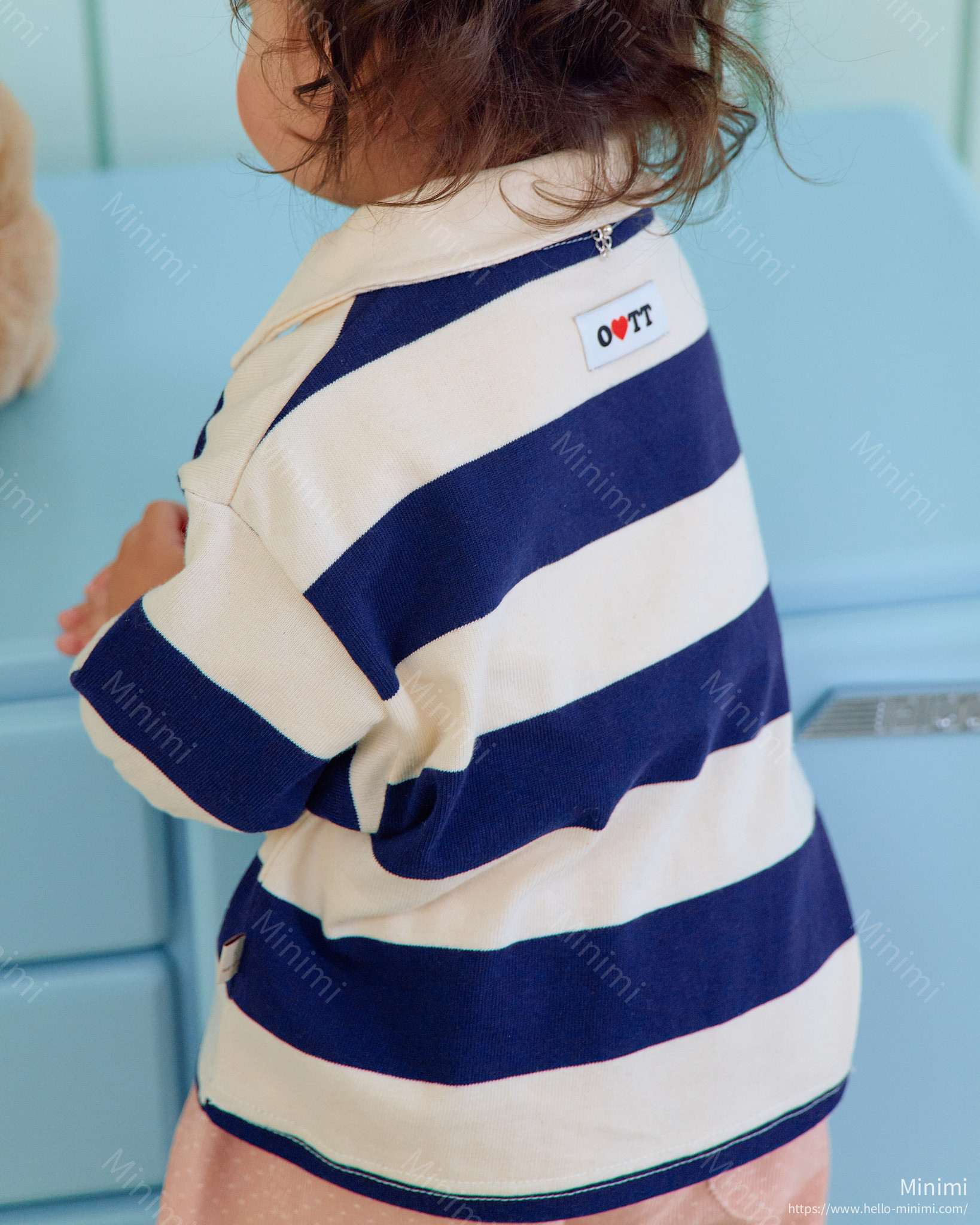 oott bebe Play Rugby Collar T-shirt 細節圖 18
