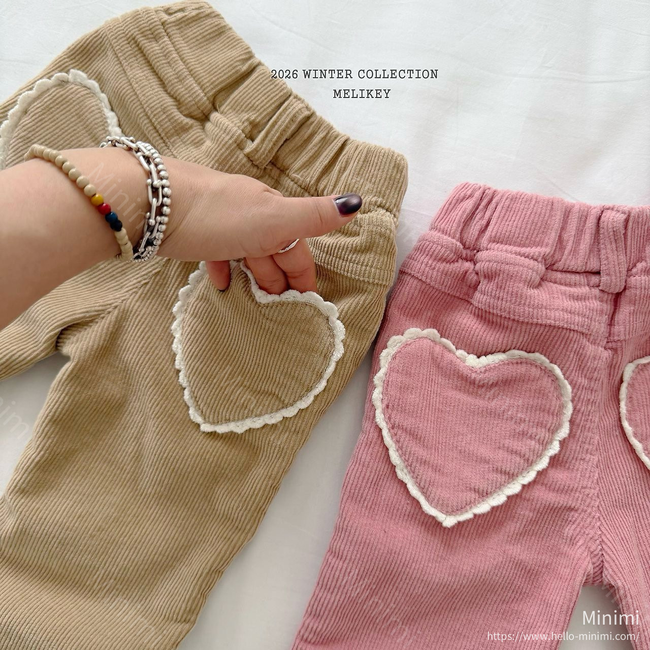 Melikey Corduroy Heart Bootcut 細節圖 29