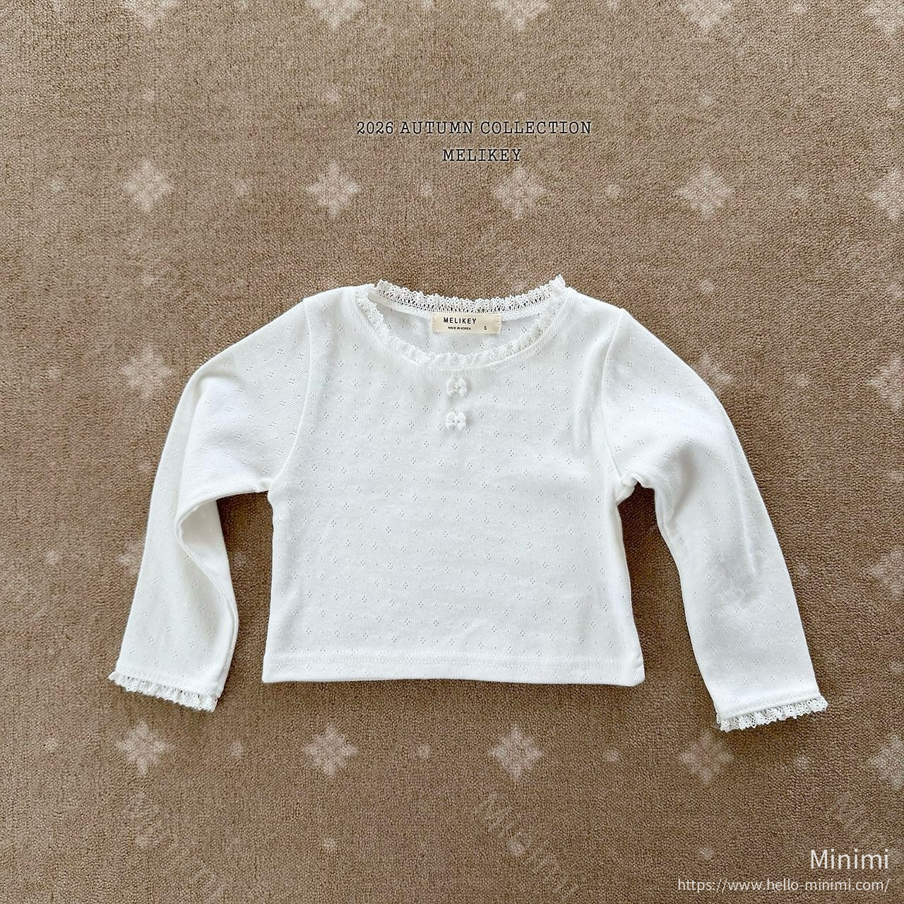 Melikey Ribbon Button T-shirt 細節圖 3