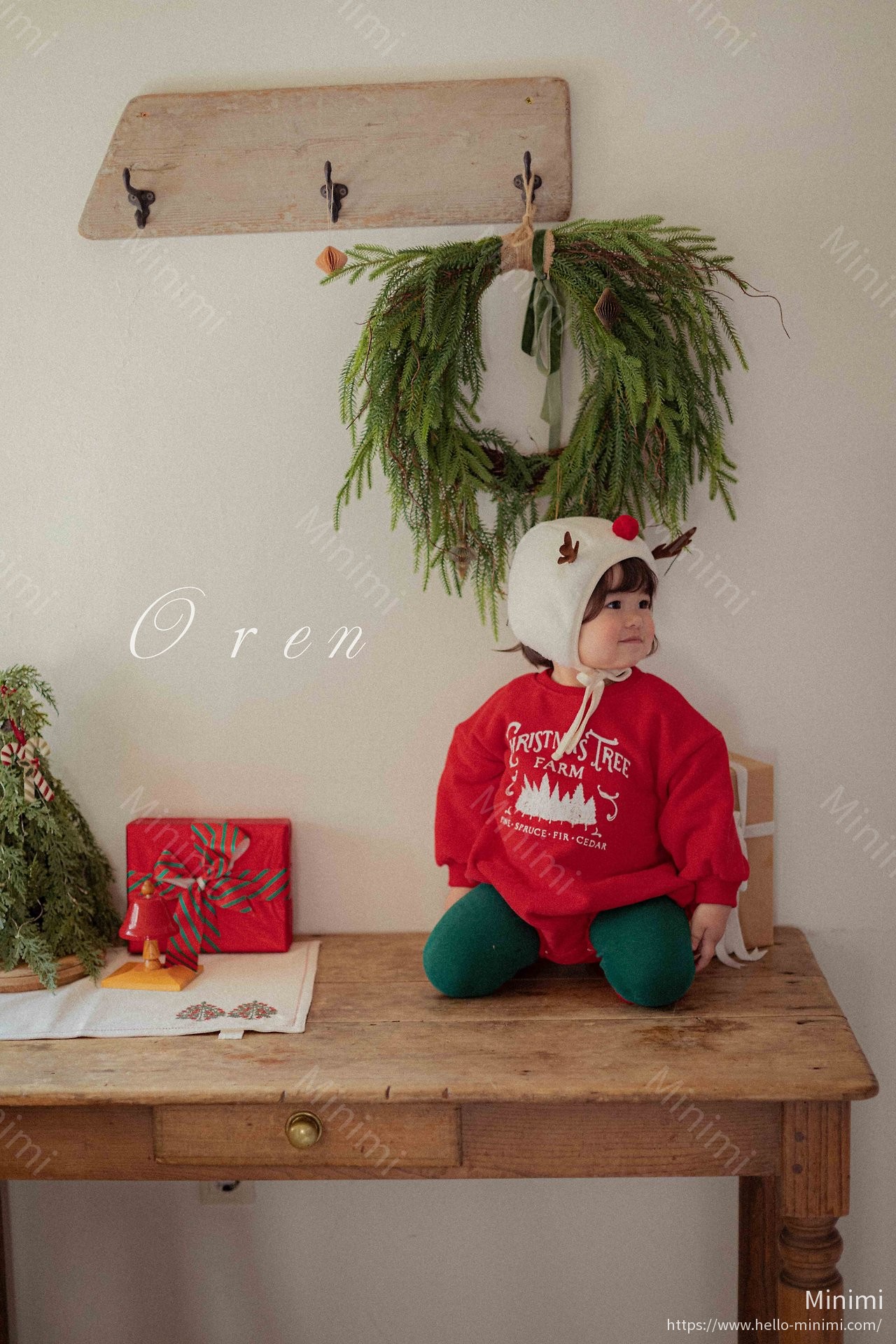 Oren Merry Christmas Family Sweatshirt 細節圖 2