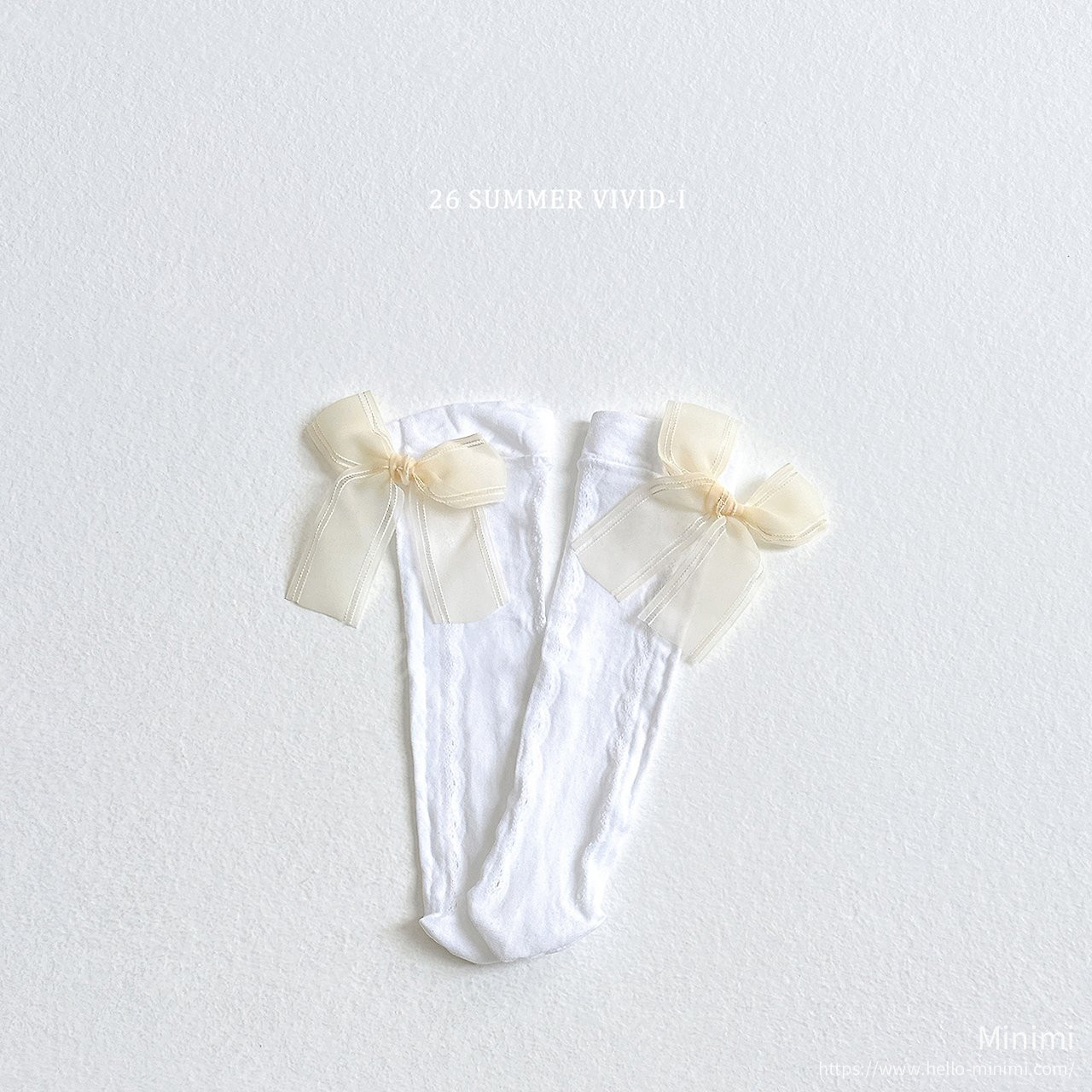 VIVID-I Lace Ribbon Socks 細節圖 4