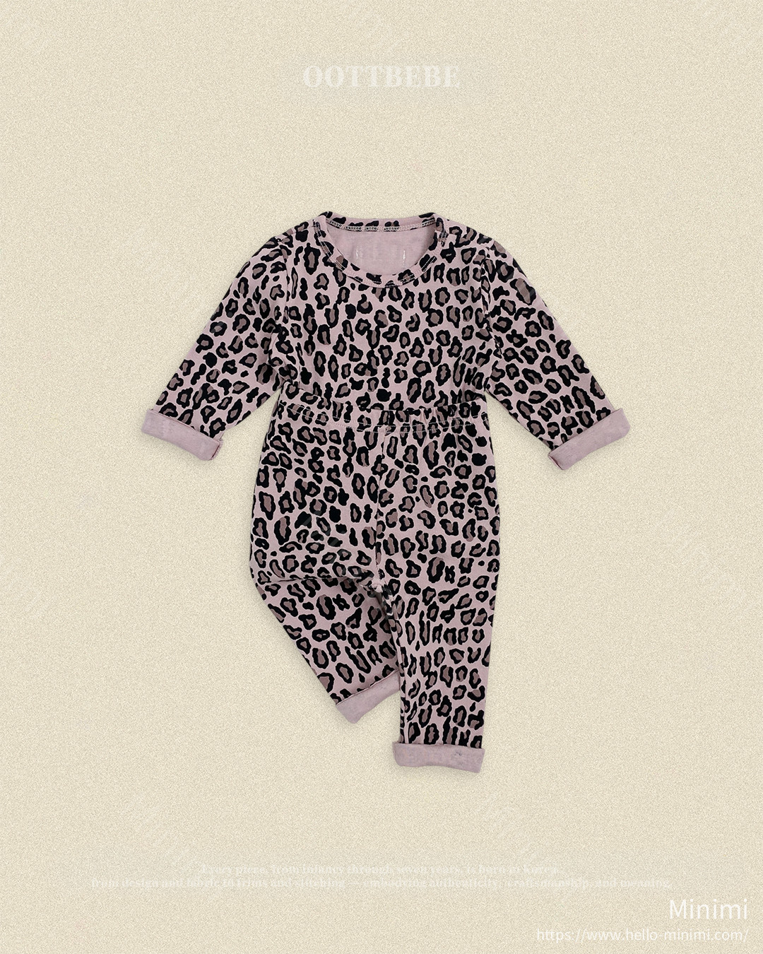 oott bebe Little Leopard Loungewear 細節圖 3
