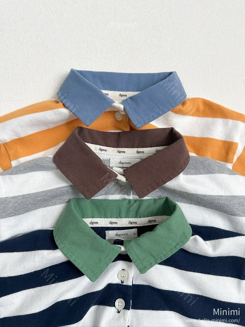 digreen Striped Collar MTM 細節圖 3