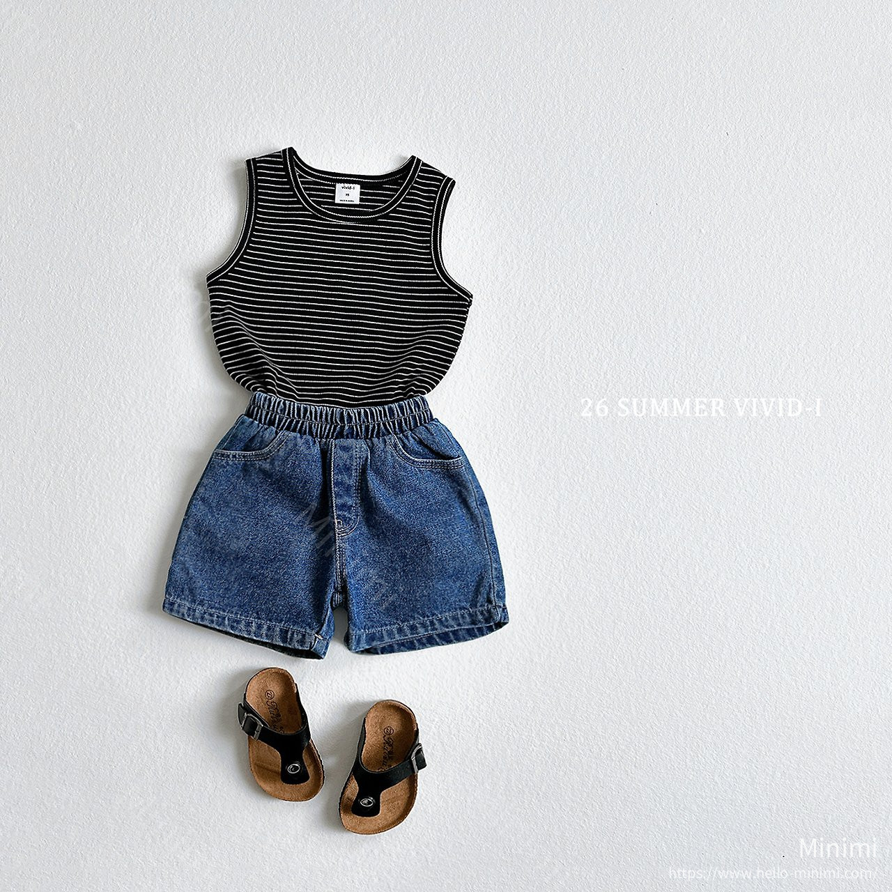 VIVID-I Basic Denim Shorts 細節圖 14