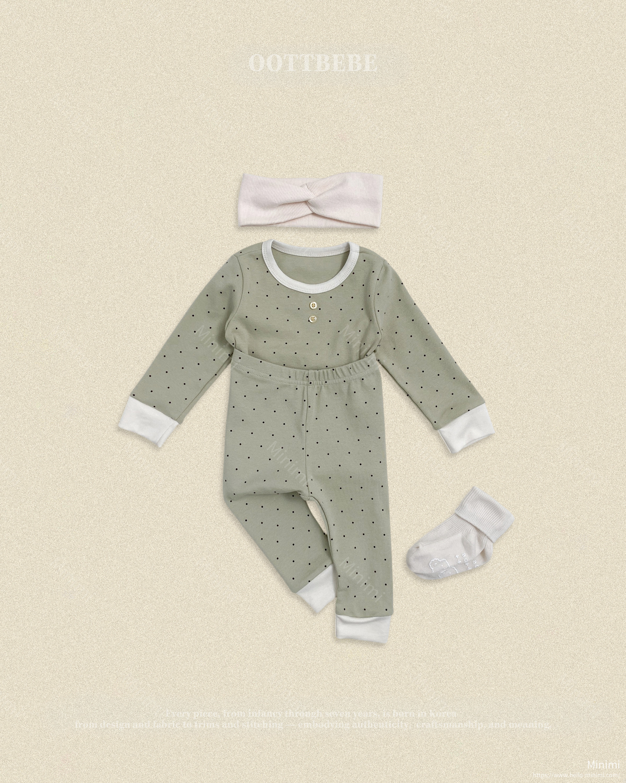oott bebe Chouchou Dot Loungewear 細節圖 1