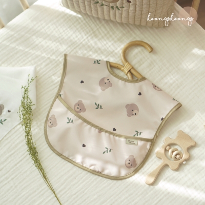 [Koongs Koongs] My Teddy Bear Waterproof Bib