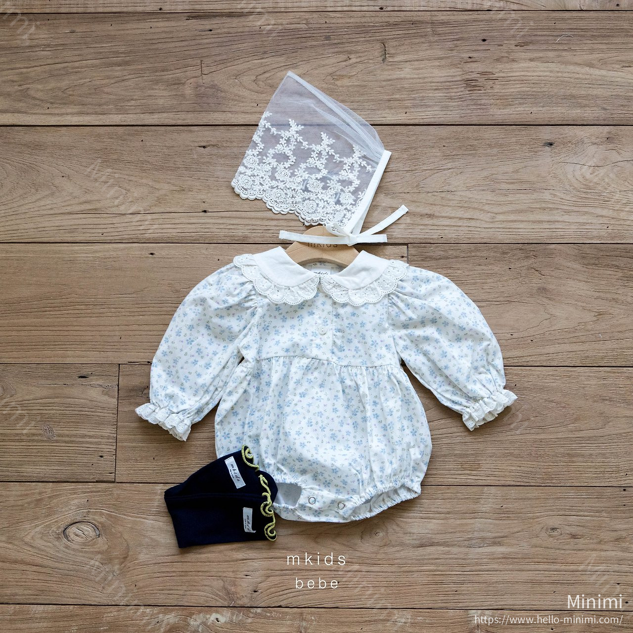 mkids Chocolat Lace Bonnet 細節圖 10