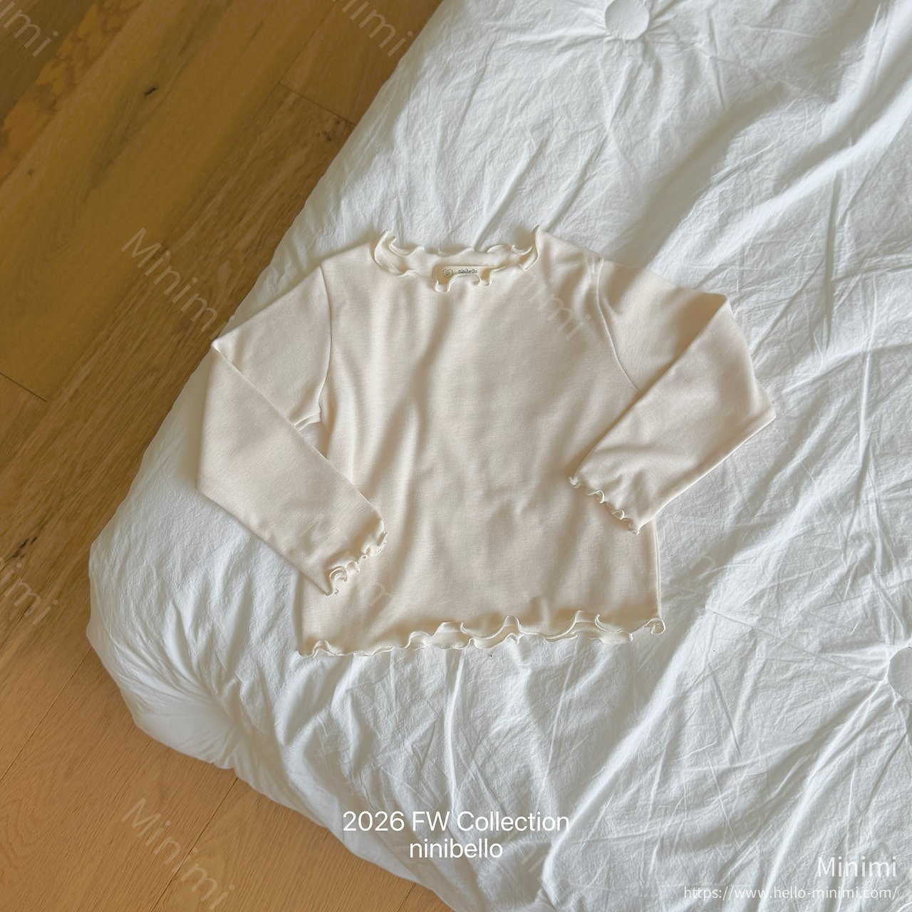 ninibello Soft Frill T-shirt 細節圖 6