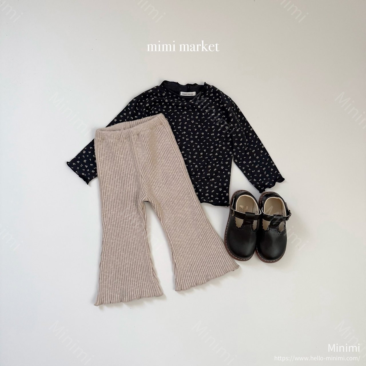 mimi-market Ribbed Play Leggings 細節圖 3