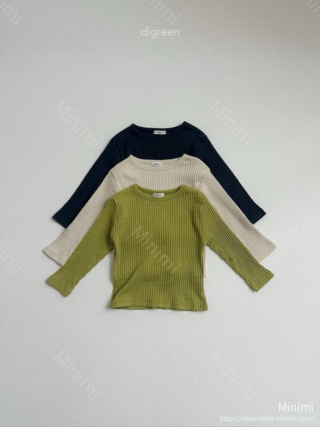 digreen Bella Rib Tee 細節圖 1