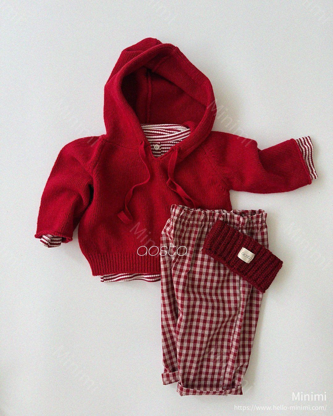 Aosta atelier Caramel Check Pants 細節圖 43