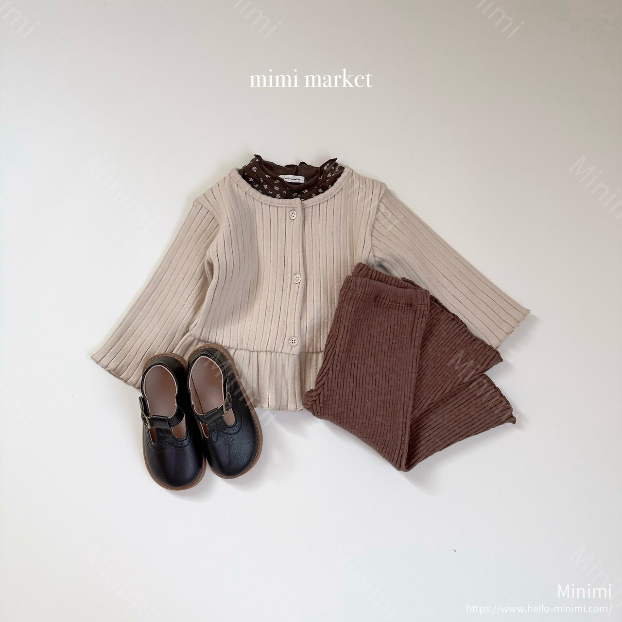 mimi-market Snow Frill Cardigan 細節圖 1