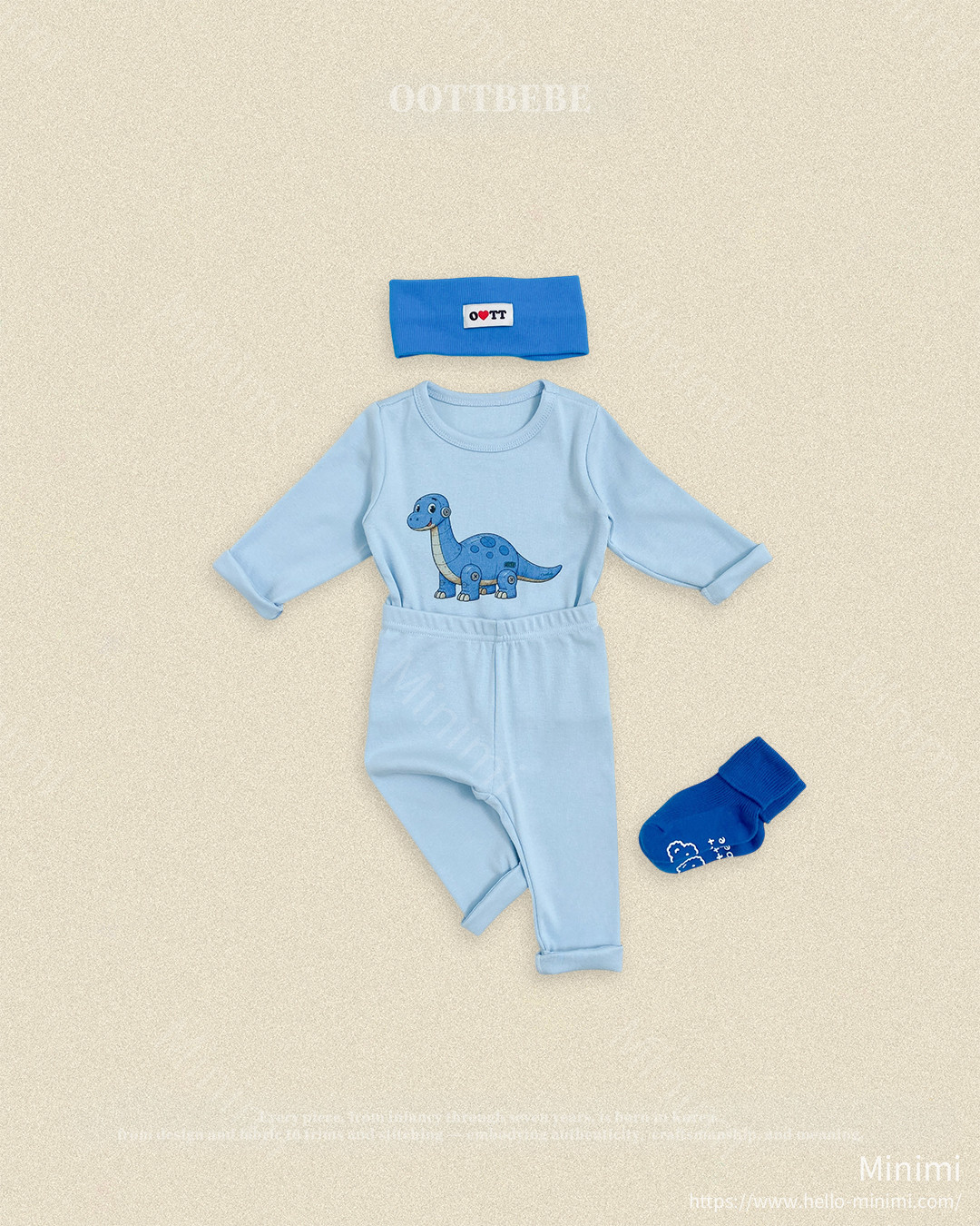 oott bebe Robot Dinosaur Loungewear 細節圖 6