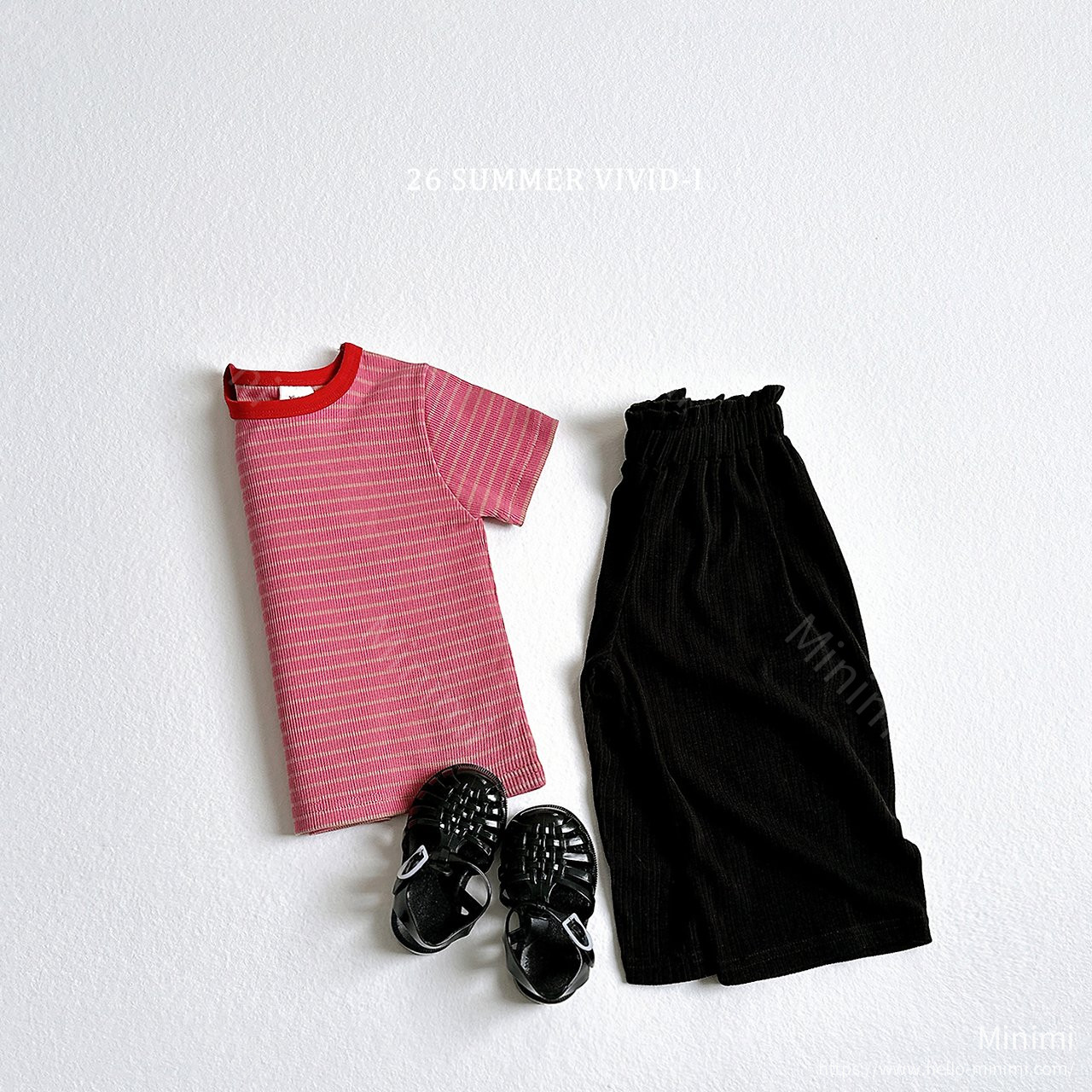 VIVID-I Striped Ribbed Bound T-Shirt 細節圖 9
