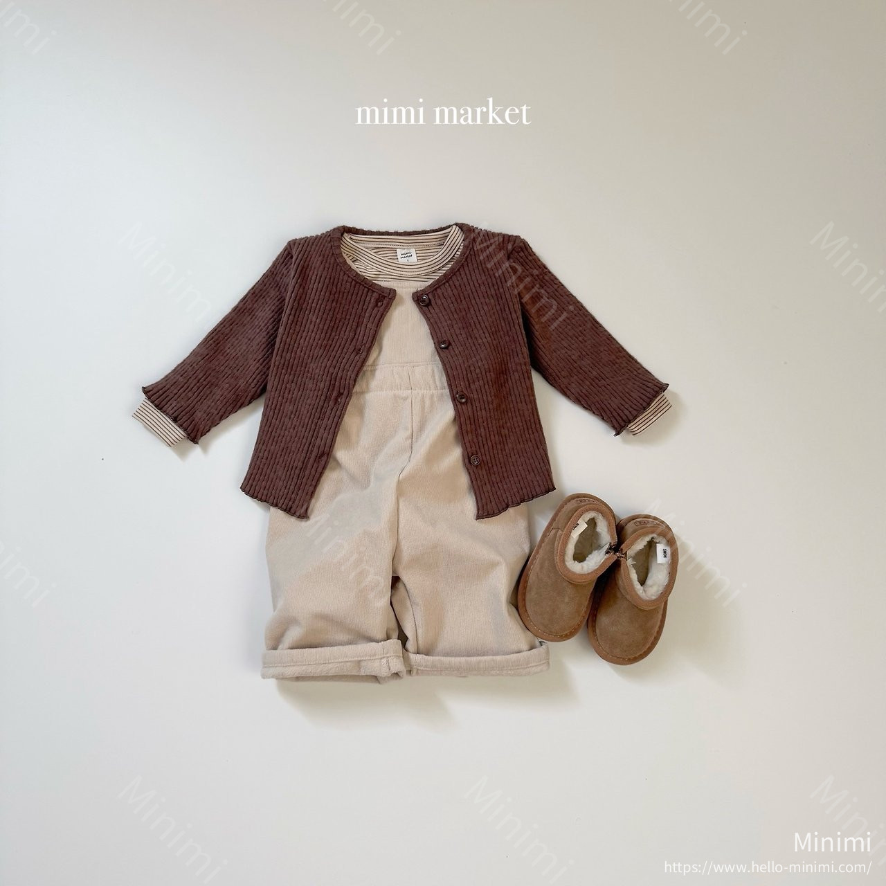 mimi-market Corduroy Overalls 細節圖 4
