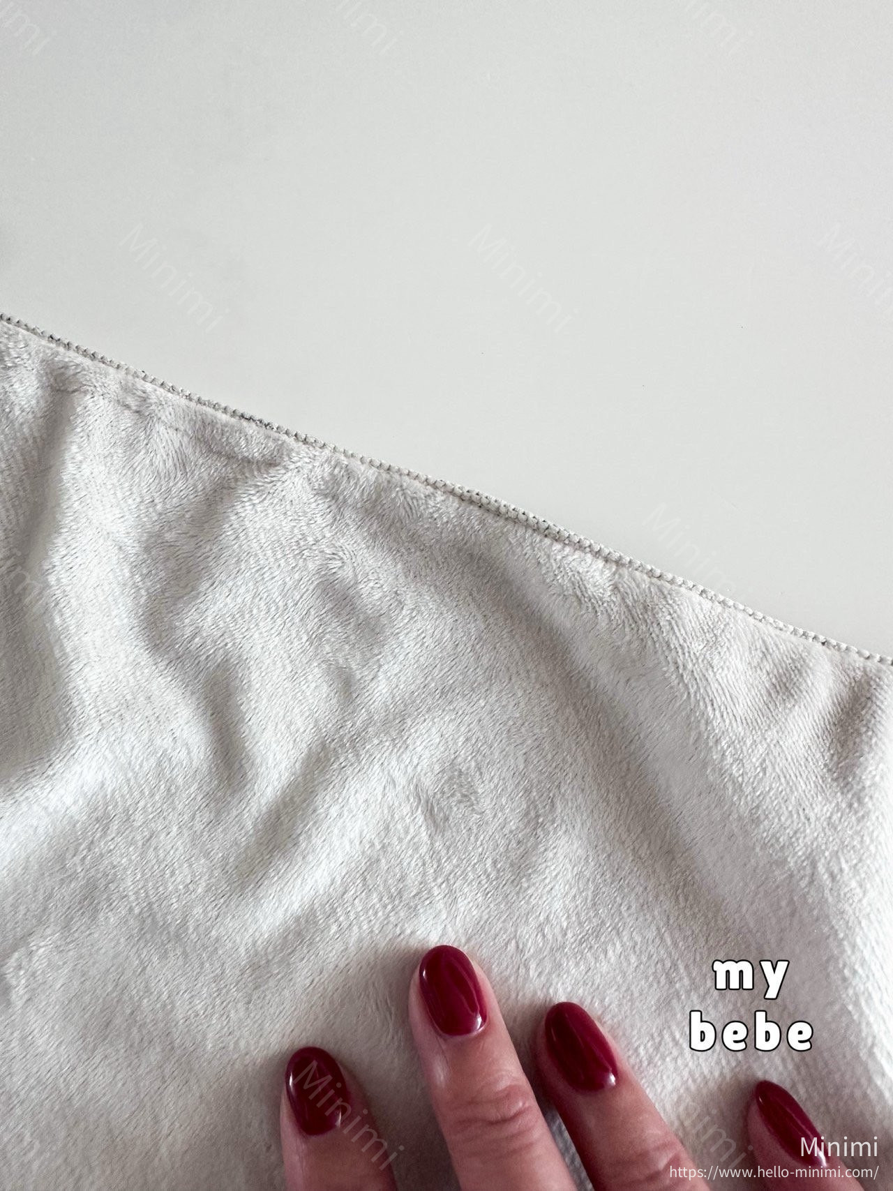 my_bébé Mink Bib 細節圖 8