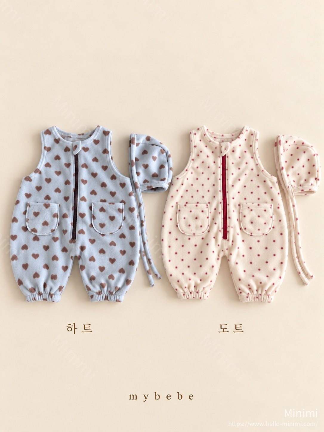 my_bébé Powder Overall Set 細節圖 1