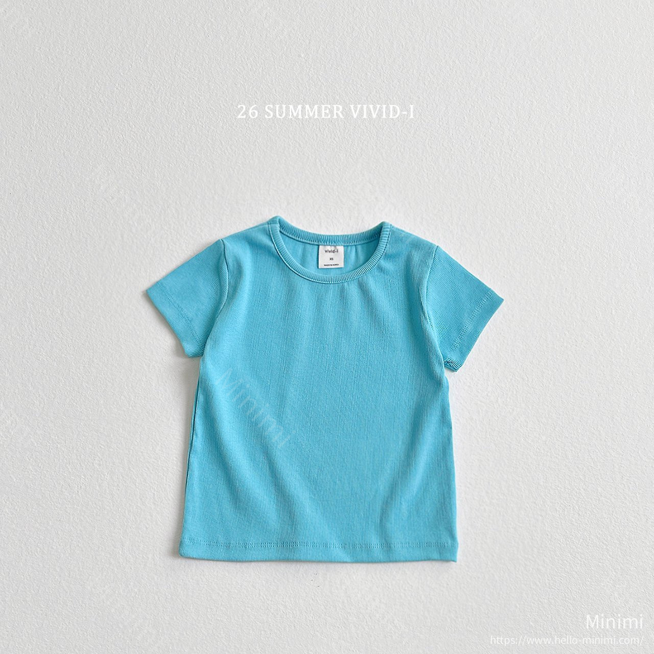 VIVID-I Pastel Ribbed T-Shirt 細節圖 3