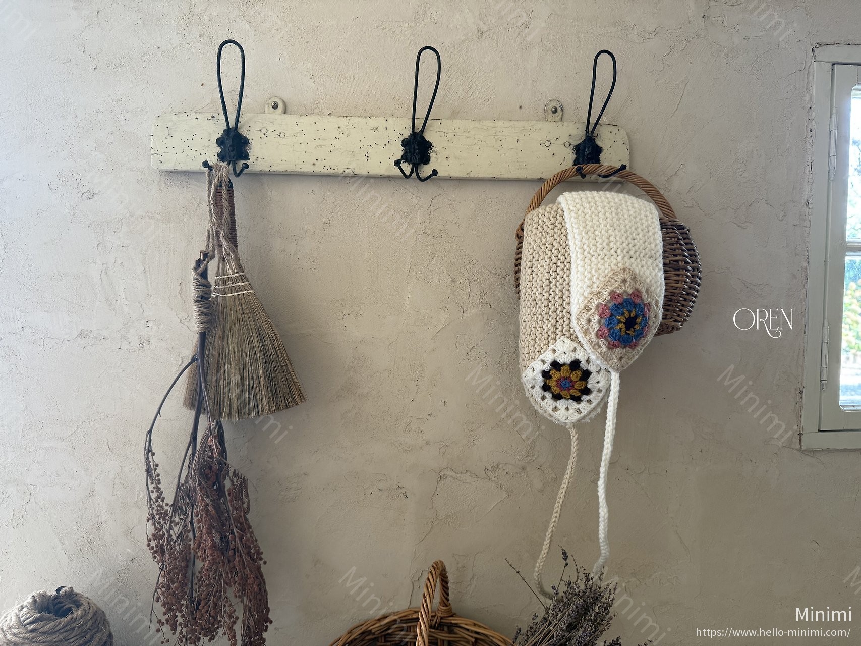 Oren Handknit Flower Hairband 細節圖 18