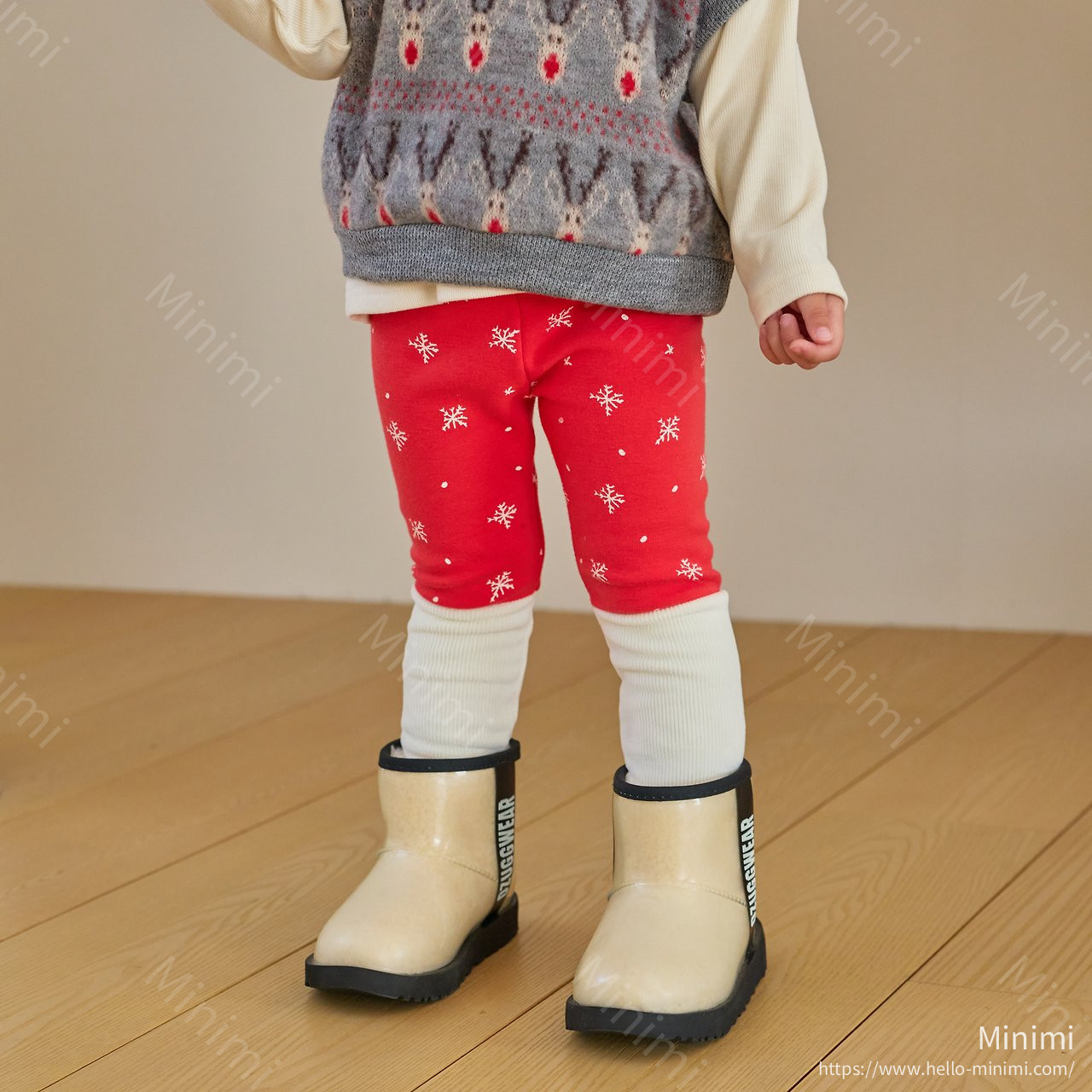 1st BLUE Snowflake Leggings 細節圖 4