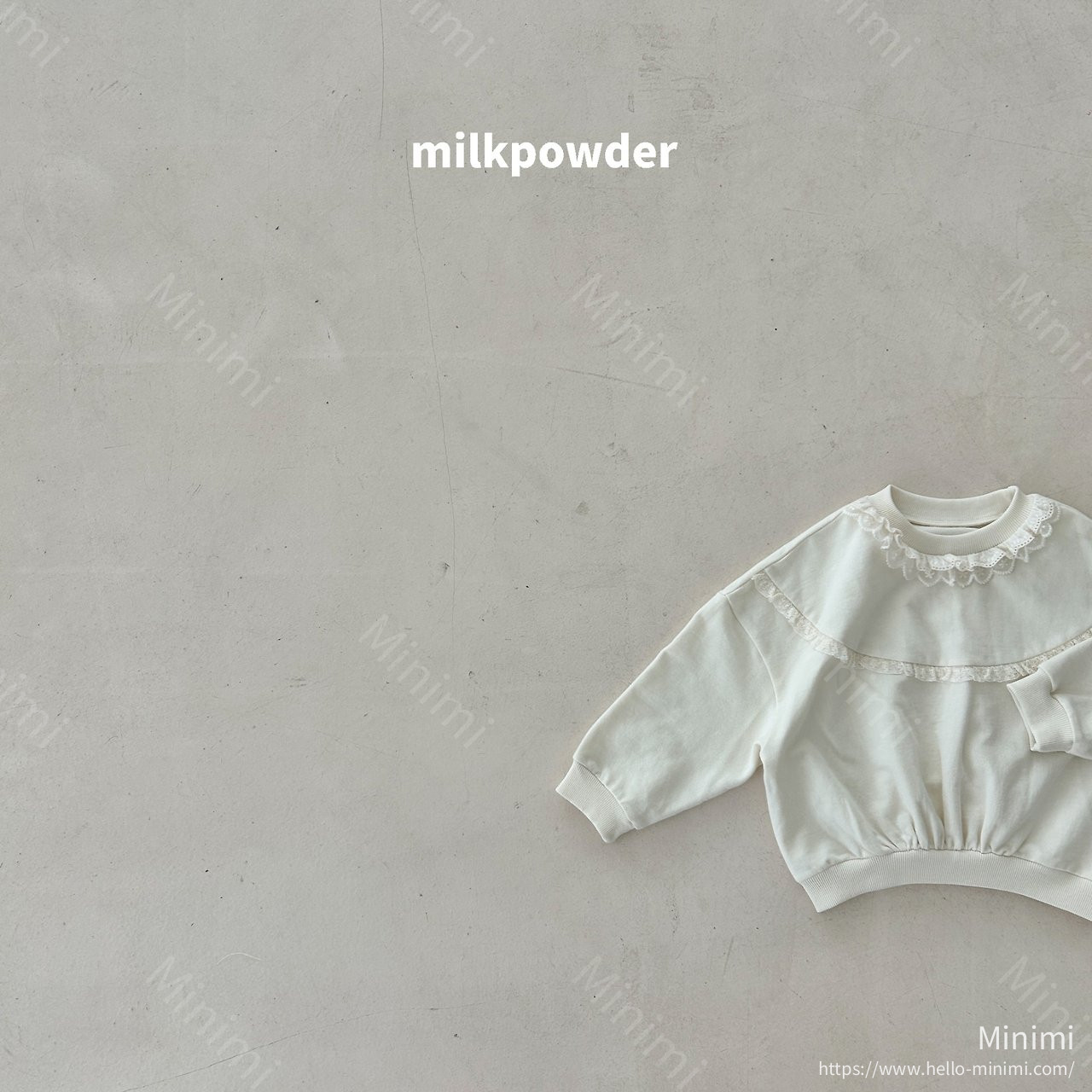 milkpowder Olive Sweatshirt 細節圖 7