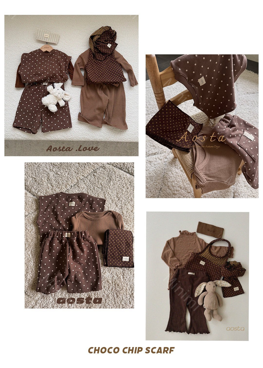 Aosta atelier Choco Chip Muffler 細節圖 9