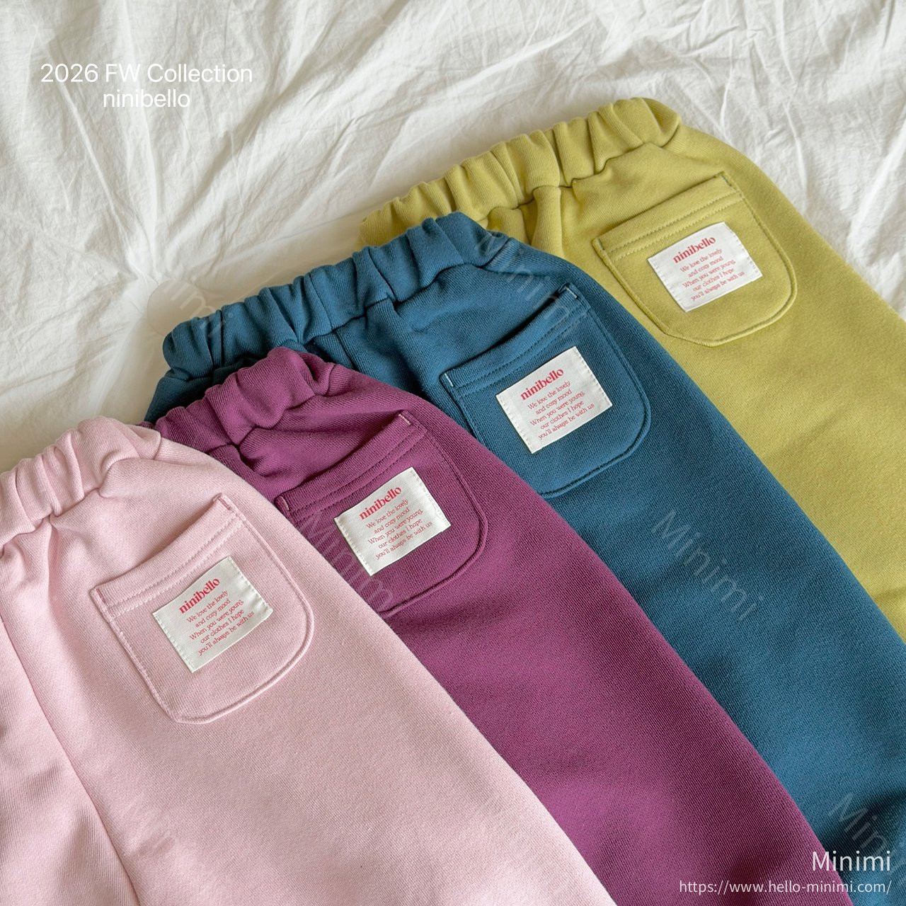 ninibello Betty Color Sweat Pants 細節圖 3
