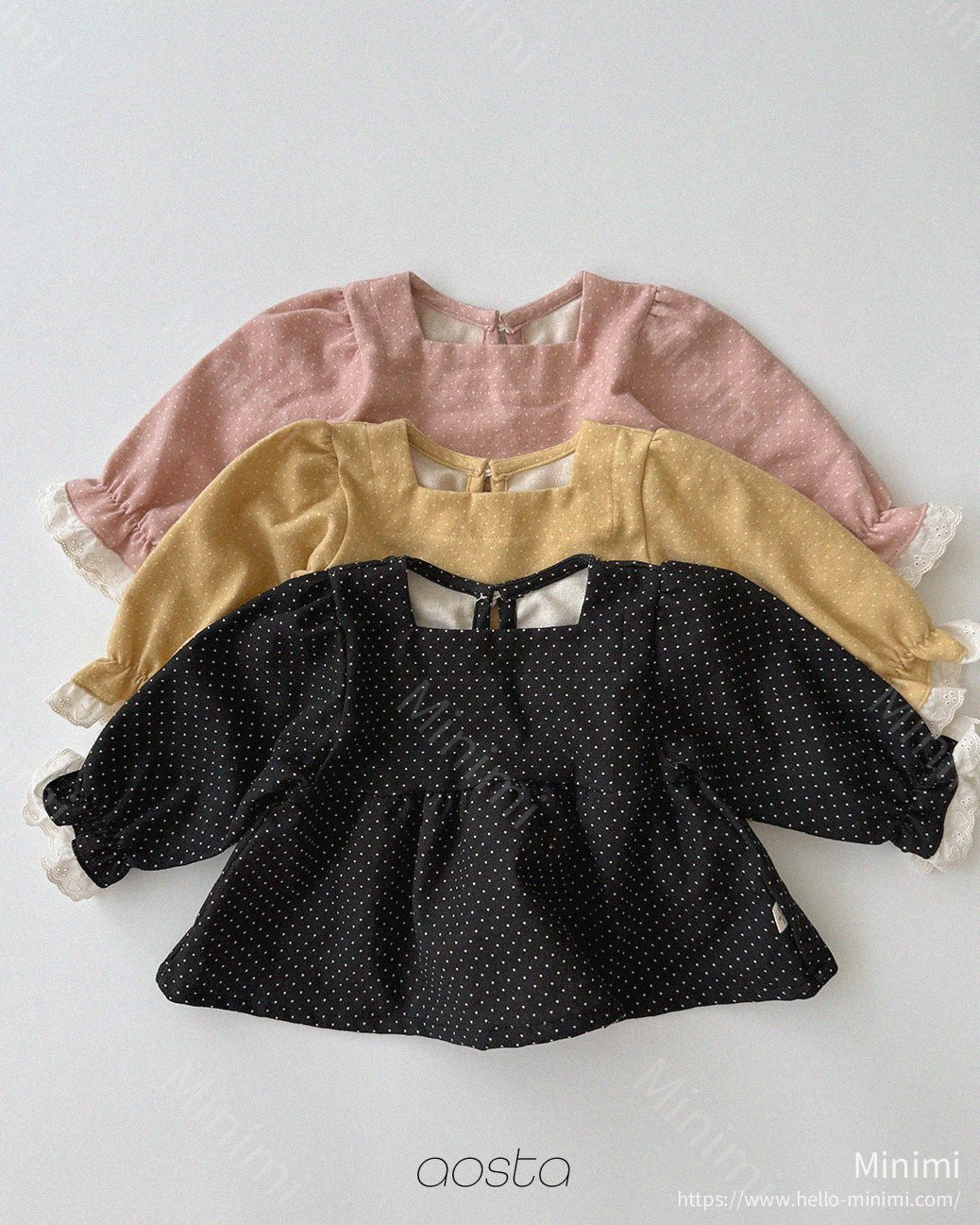 Aosta atelier Milk Dot Blouse 細節圖 20
