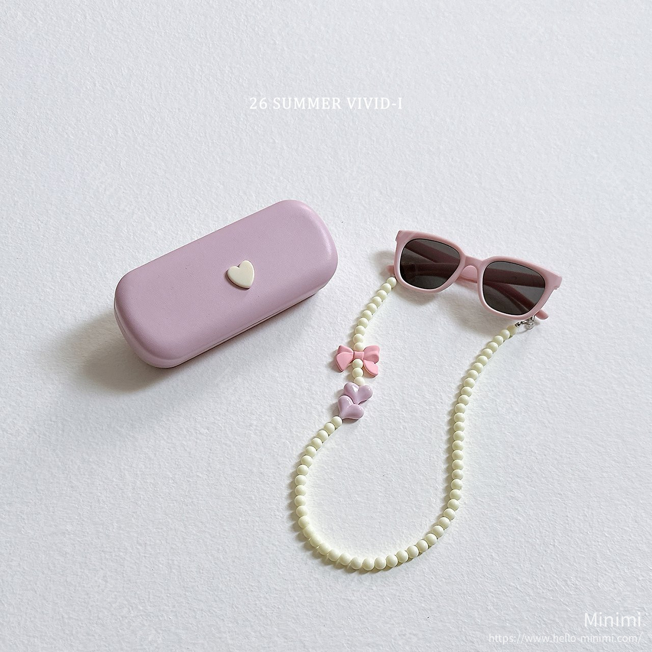 VIVID-I Heart Case Necklace Sunglasses 細節圖 2