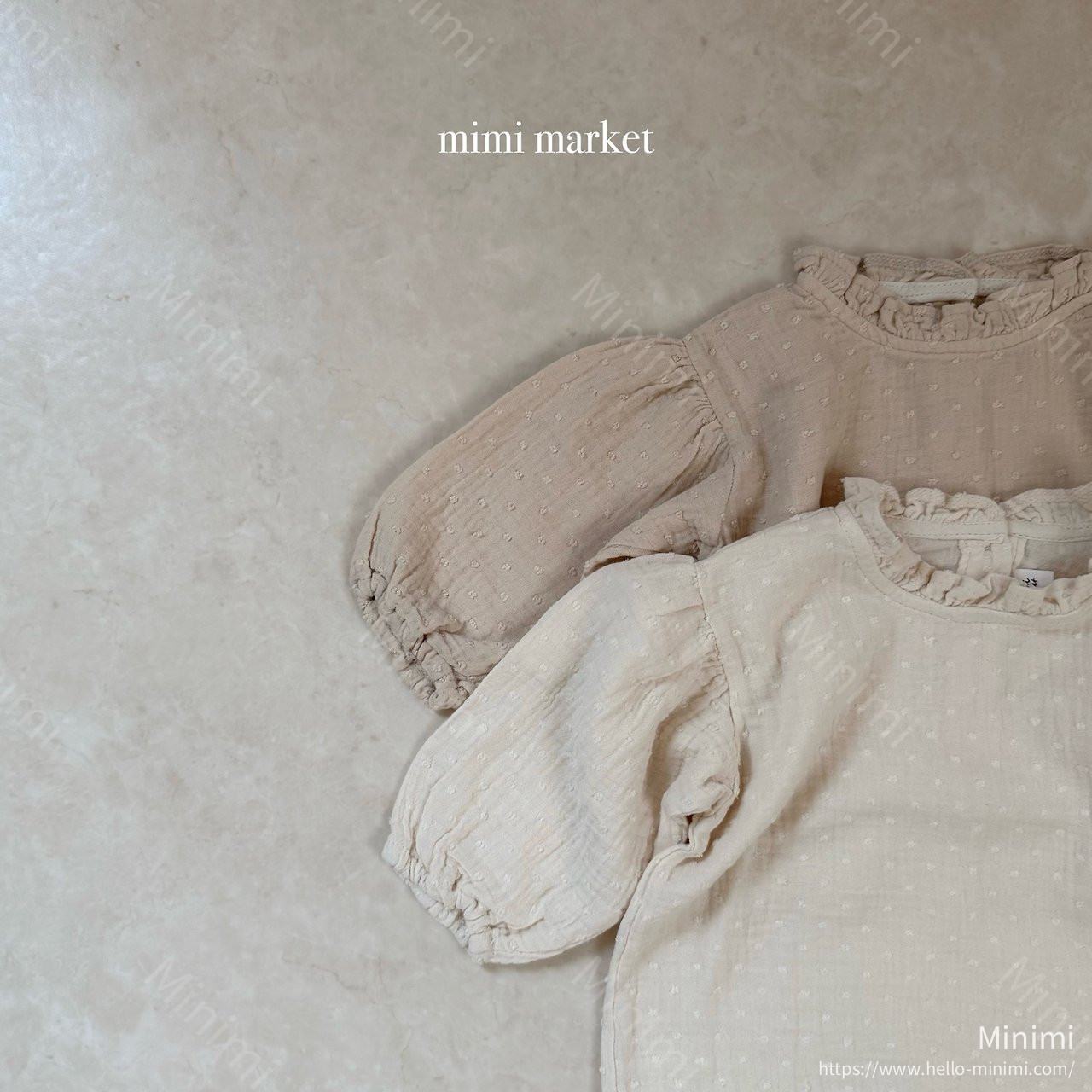 mimi-market Neck Frill Blouse 細節圖 14