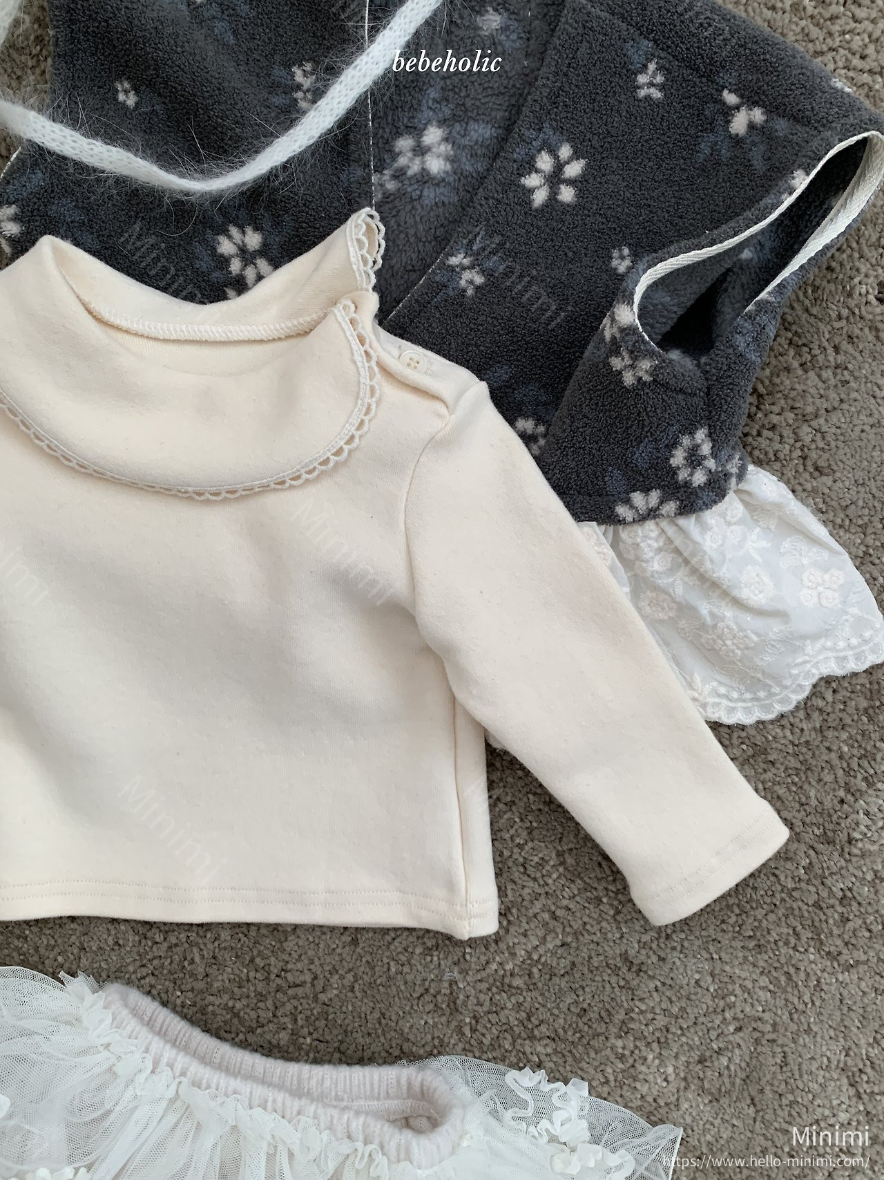 BEBEHOLIC Quilting Tulle Tee 細節圖 10