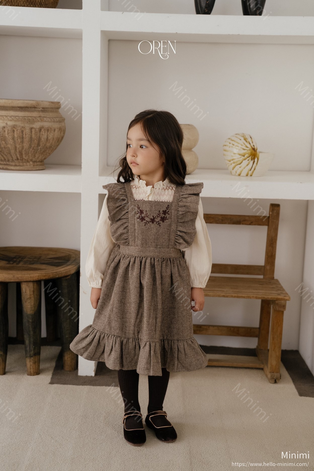 Oren Velour Ribbed Tights 細節圖 3