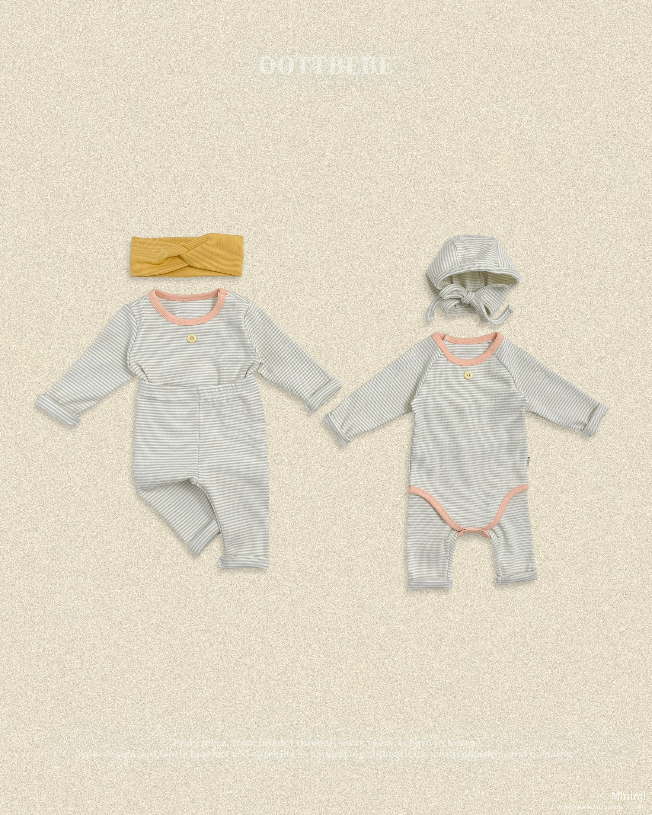 oott bebe Vanilla Latte Bonnet 細節圖 10