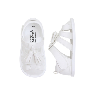 [Baby Sandals] Roac First Walker Sandals (White)