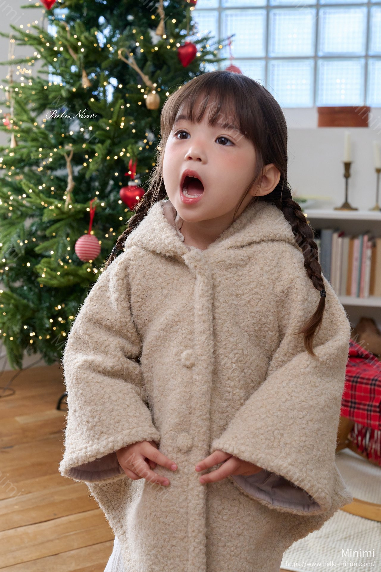bebe nine Rabbit Cape Coat 細節圖 7