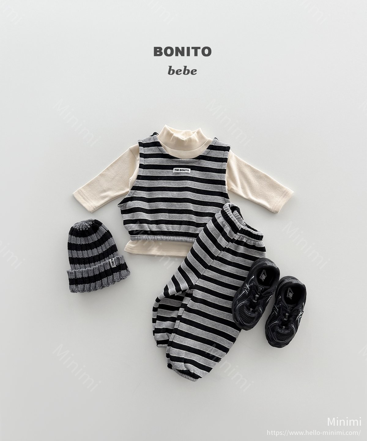 BONITO Stripe Vest Set 細節圖 4