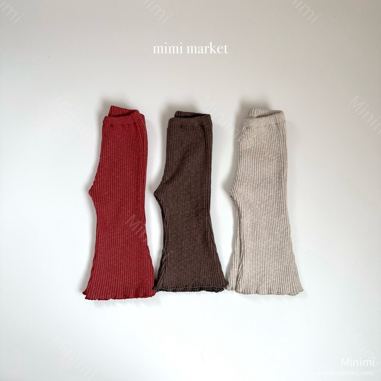 mimi-market Ribbed Play Leggings 細節圖 1