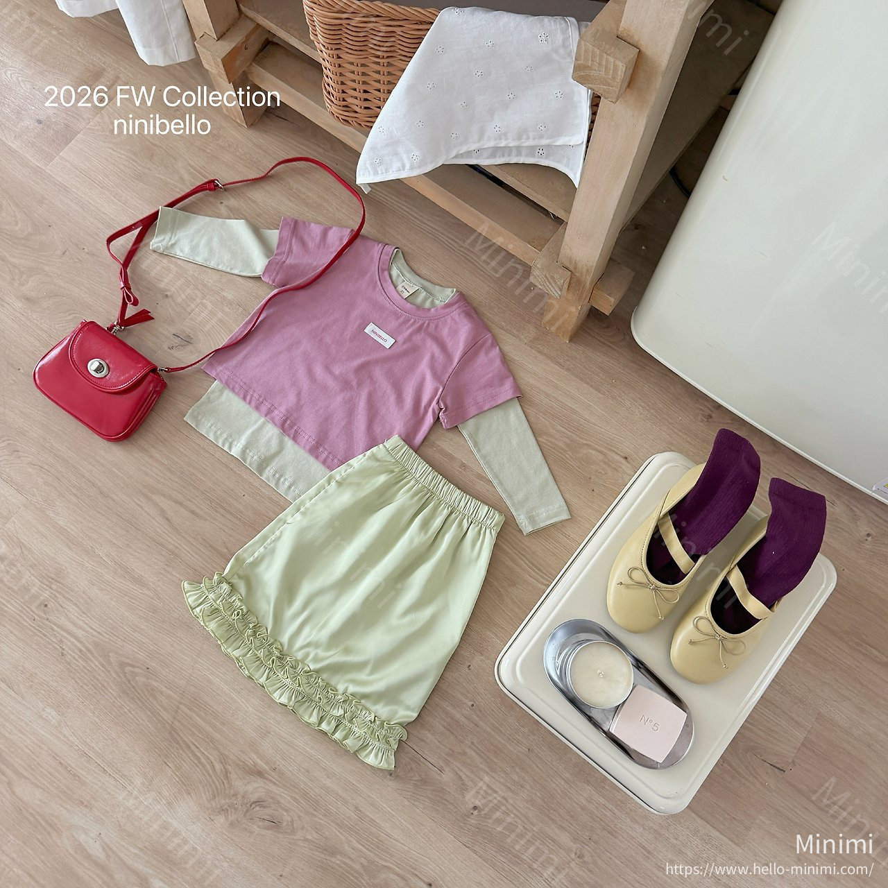 ninibello Miko Satin Skirt 細節圖 14