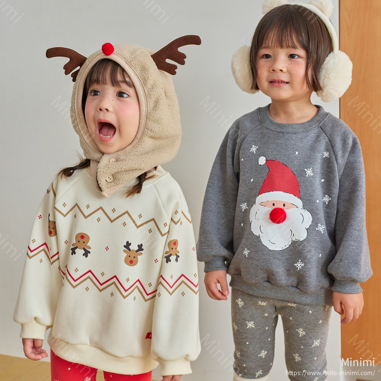 1st BLUE Christmas Rudolph Cookie Sweatshirt 細節圖 7