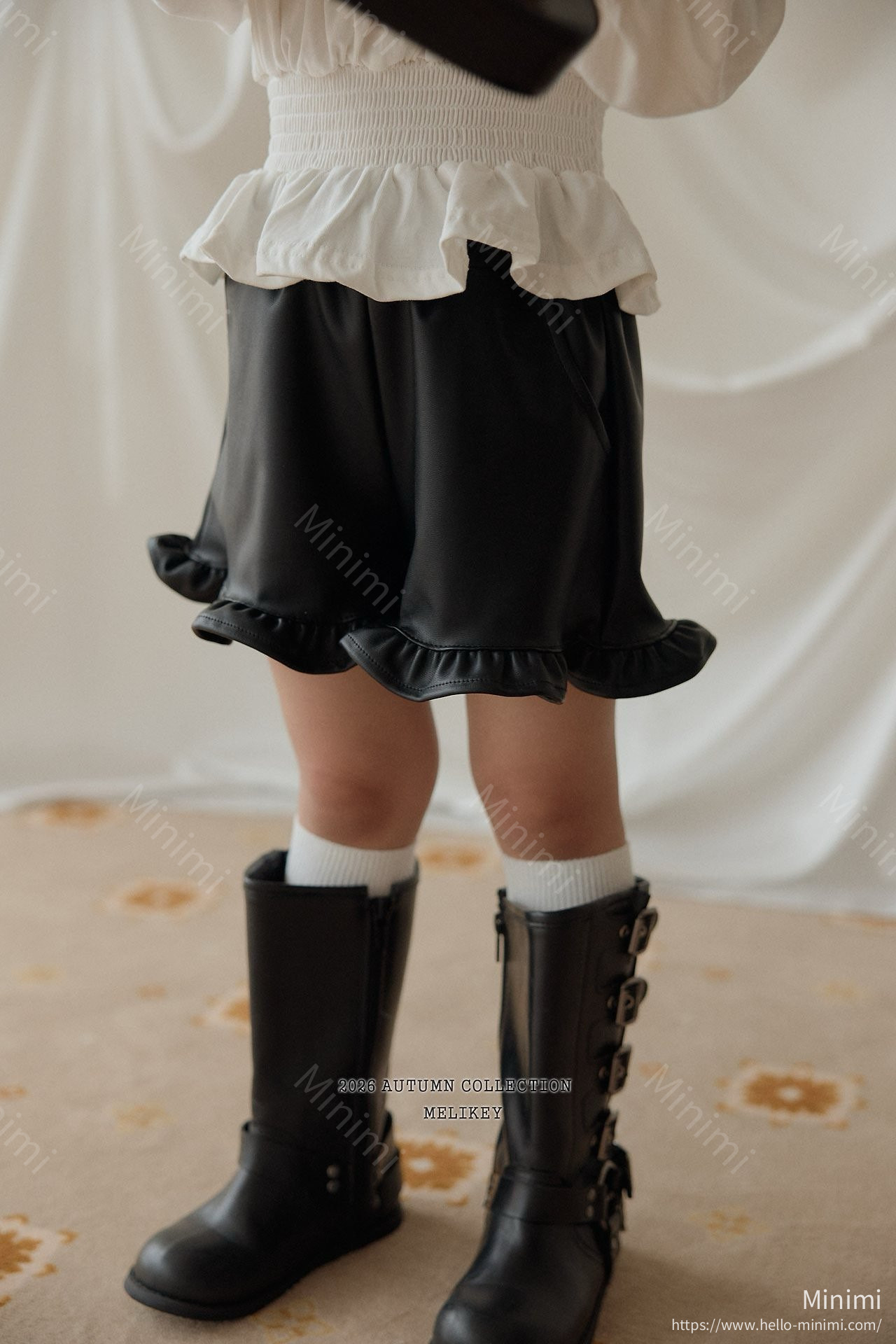 Melikey Leather Frill Shorts 細節圖 24