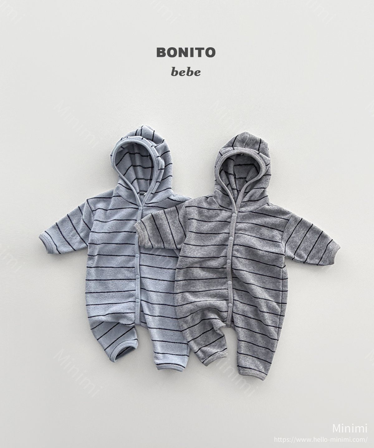 Stripe Terry Hood Suit