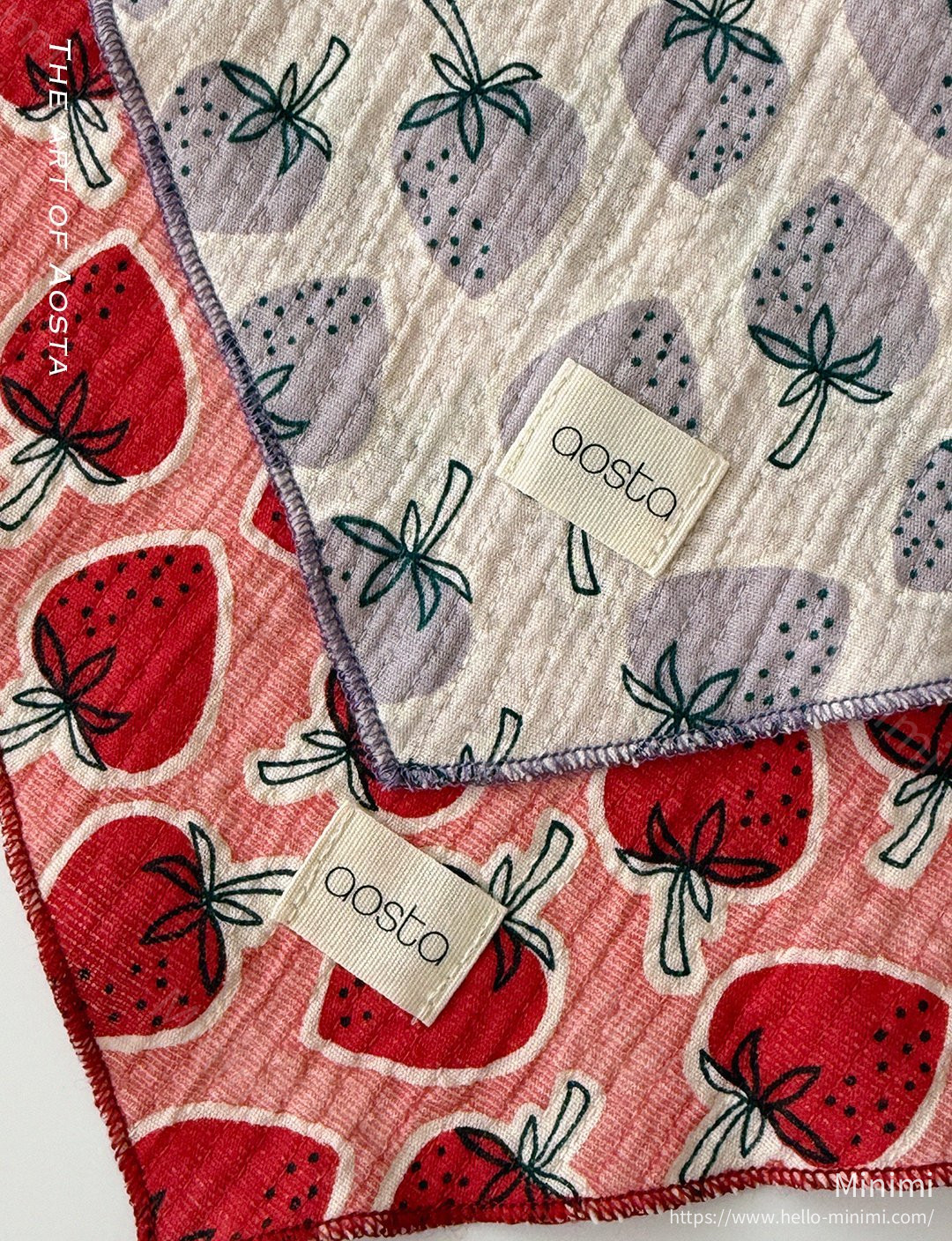 Aosta atelier Strawberry Scarf 細節圖 1