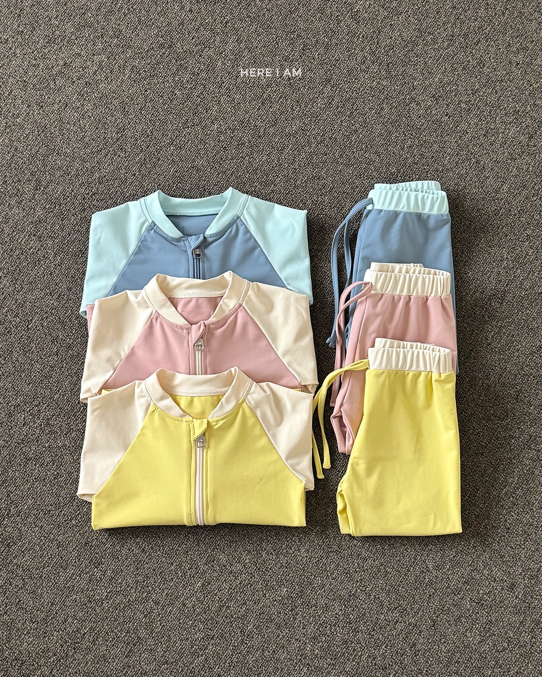 Bunny Rash Zip-up Set