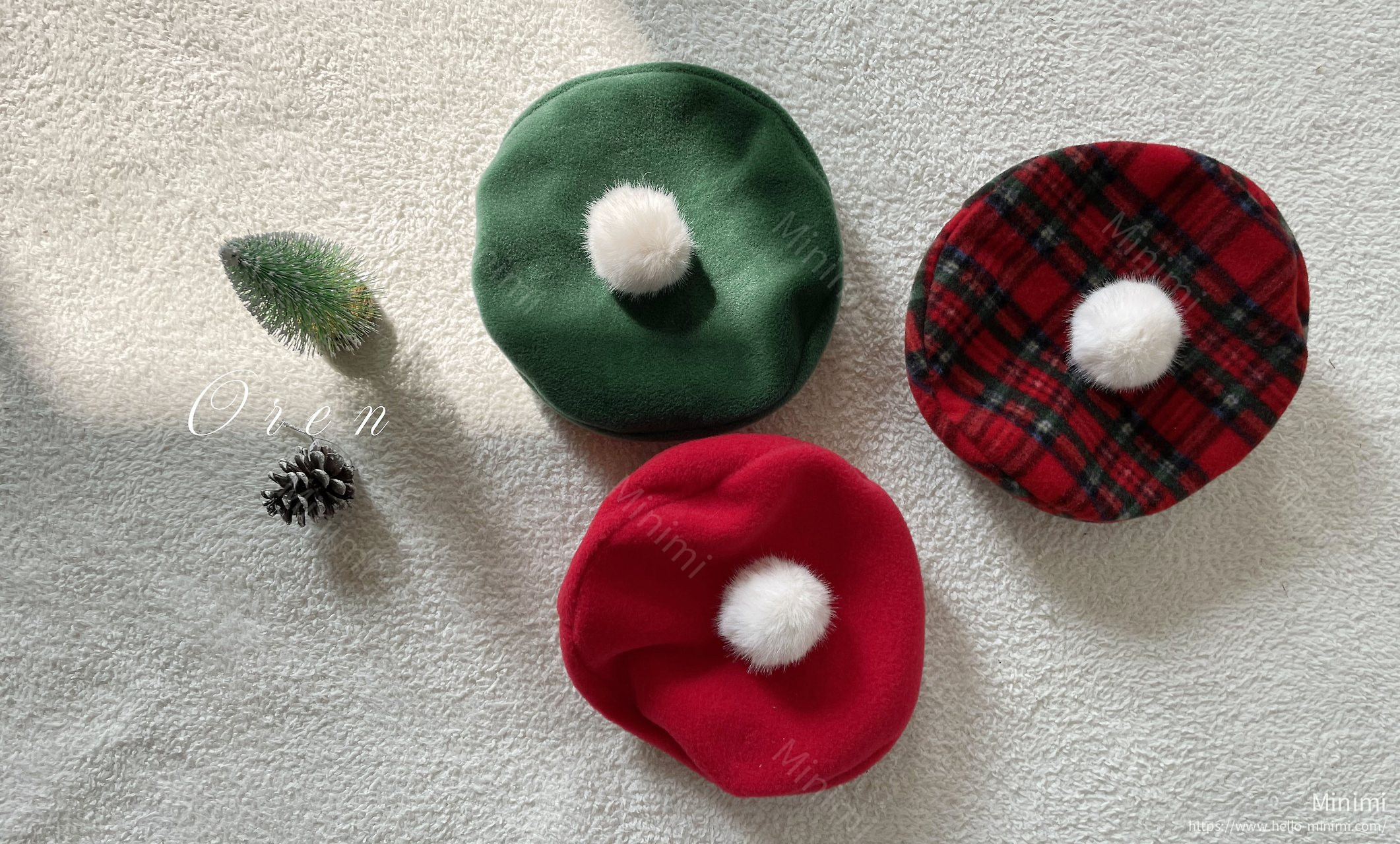 Oren Eve Pom-Pom Beret 細節圖 19