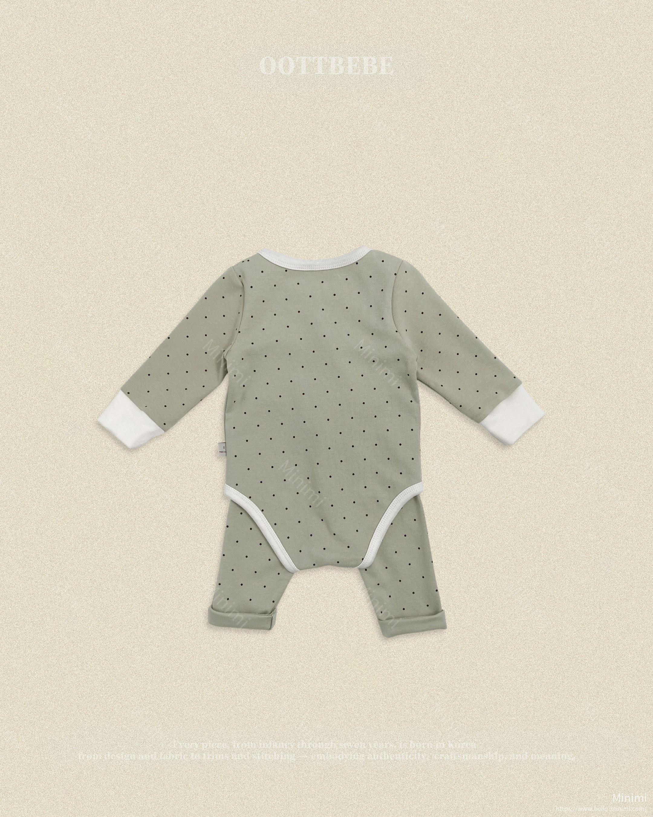 oott bebe Chouchou Dot Bodysuit 細節圖 7