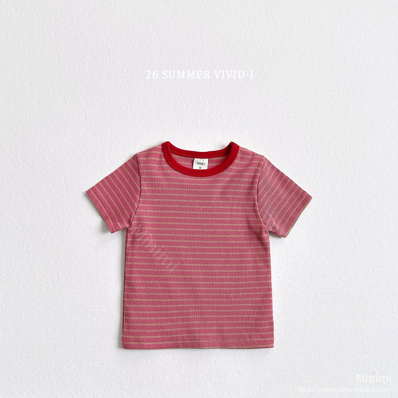 VIVID-I Striped Ribbed Bound T-Shirt 細節圖 2