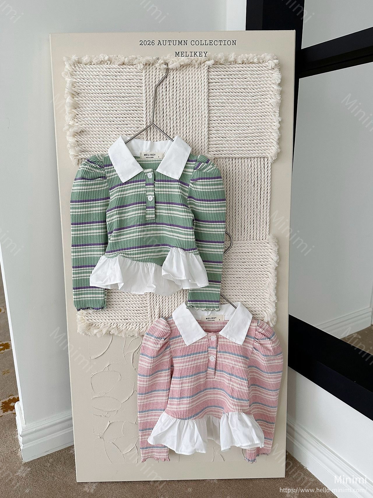 Melikey Diagonal Frill Collar T-shirt 細節圖 9